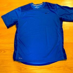 Nike blue dry fit shirt